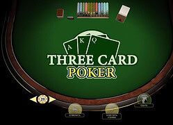 Three Card Poker Split Aces Casino Game